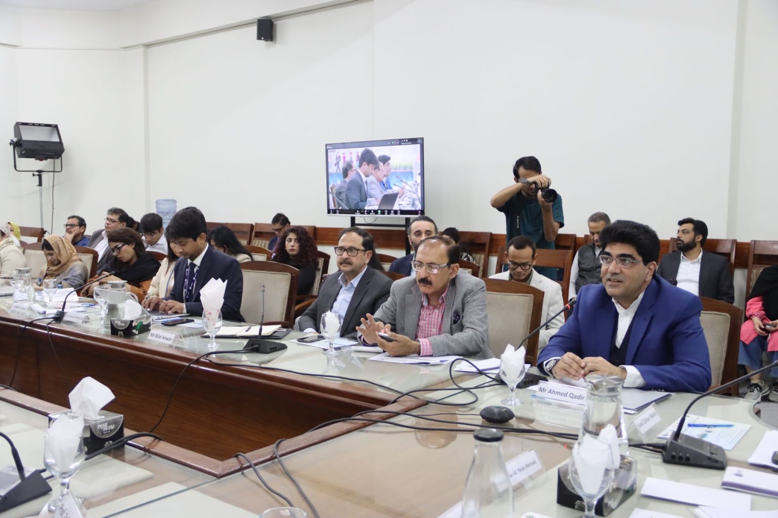 Bilal Anwar, CEO NDRMF while speaking as the Guest of Honor at the ...
