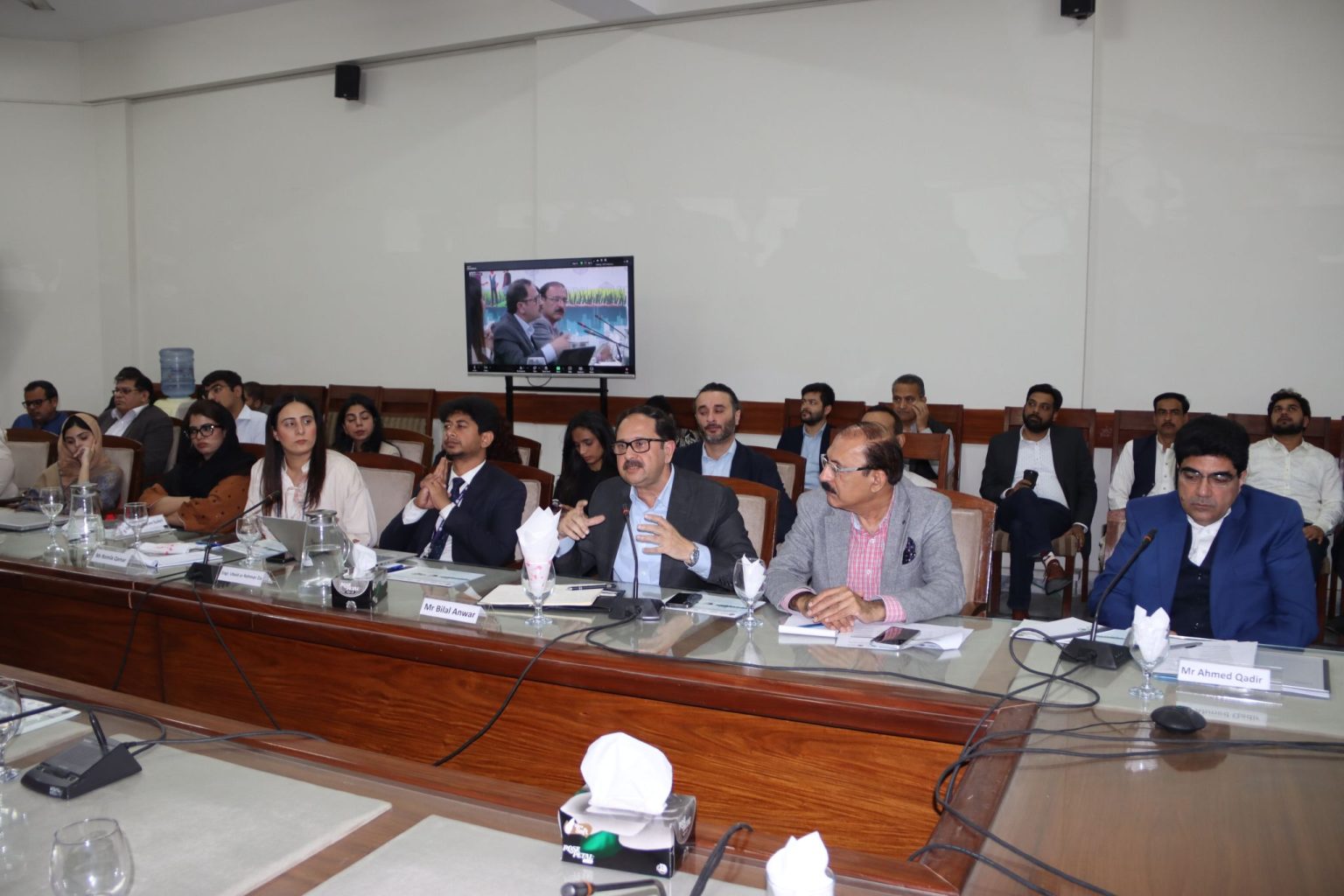 Bilal Anwar, CEO NDRMF while speaking as the Guest of Honor at the ...
